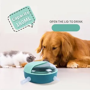 180ml multi-nipple bionic nursing feeder bowl for kittens and puppies, blue