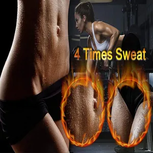 Gros plan de l'effet de sudation sur la peau avec des cuissards de fitness réglables