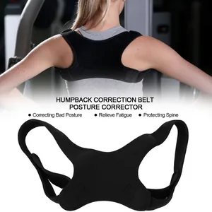 Adjustable back posture corrector belt for humpback correction and daily spine support