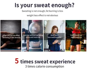 Infographie expliquant les bienfaits de la combinaison sauna pour la perte de poids
