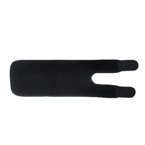 Adjustable black arm trimmer wraps for fitness sweating and biceps compression support