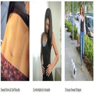 Détails du gilet de sudation noir pour femmes pour le fitness et l'usage quotidien