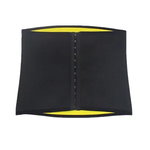 Professional men's sweat waist trainer belt for fitness and weight loss body shaper