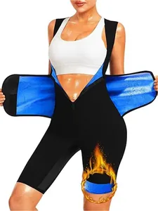 Combinaison sauna pour femmes avec ceinture de sudation pour fitness et sudation