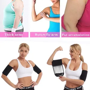 Bracelets de sudation noirs pour femmes pour fitness et effet sauna à l'entraînement