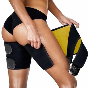 Cuissards de sauna ajustables en néoprène pour sculpter les jambes pendant le sport