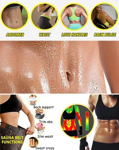 Funzioni della fascia sauna per modellare la vita e favorire il sudore