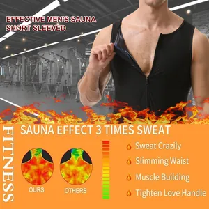 Vue macro montrant la comparaison de l'effet sauna thermographique du gilet de sudation