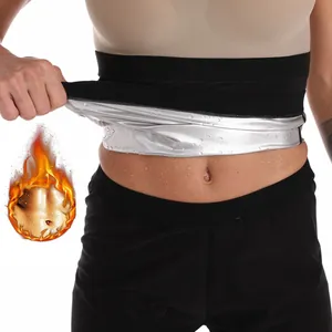 Ceinture de sudation fitness pour femme avec doublure en ions d'argent, effet sauna