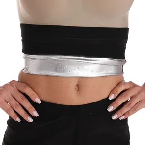 Ceinture de sudation en ions d'argent pour femmes, gaine amincissante pour fitness.