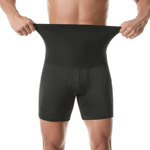 Short de sauna pour hommes à taille haute montrant la compression de la ceinture