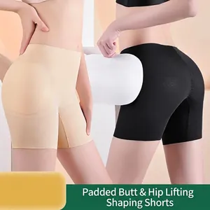 Women Seamless Padded Butt Lifter Panties High Waist Tummy Control Hip Enhancer Padded Underwear Invisible Body Shaper Briefs