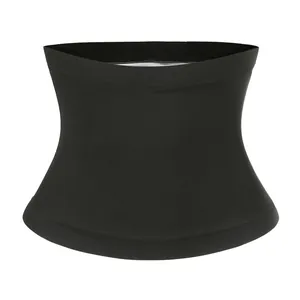 Gaine amincissante noire pour femme ceinture de sudation pour fitness et yoga