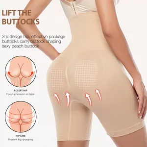 Detailansicht der Miederhose mit hoher Taille und effektivem Push-up-Effekt am Gesäß