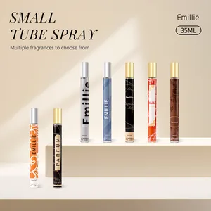 Parfum Vaporisateur en Tube Portable Pour Hommes et Femmes Taille Voyage Parfum Longue Durée Flacon en Verre Eau De Parfum