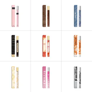 Emillie Parfum en Tube Portable Femme Senteur Florale Boisée Longue Durée Eau De Parfum Vaporisateur de Voyage