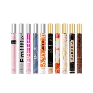 Collection de dix tubes vaporisateurs de parfum eau de parfum floraux de 35 ml pour femmes