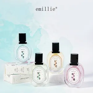 Emillie White Flower Series Profumo Fragranza Floreale Fruttata a Lunga Durata Eau De Parfum per Donna Elegante Flacone di Vetro