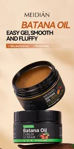 Détail de la crème bouclante MEIDIAN Batana Oil montrant sa texture