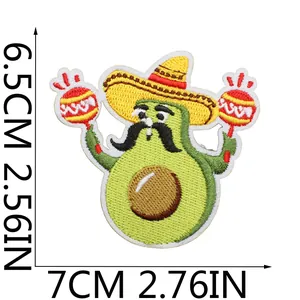Detaillierte Größenansicht des mexikanischen Avocado Aufbüglers, Größe ca. 7x6,5 cm