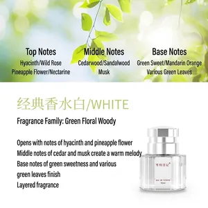 Profumo Wait Diary White note floreali verdi legnose, flacone Eau de Toilette 35ml