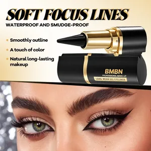 Professioneller wasserfester Gel-Eyeliner für präzise Linien und natürlichen Augen-Look