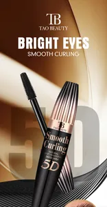 Tao Beauty 5D smooth curling black mascara for natural anti-smudging effect