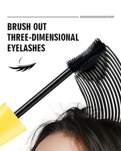 Detailed view of Tao Beauty mascara brush for lengthening and volumizing lashes.