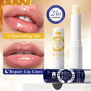 Bálsamo Labial de Doble Uso Día y Noche Hidratante Para Atenuar Líneas de Labios Reparador Labios Agrietados y Secos
