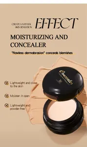 Gros plan détaillé du correcteur hydratant Tao Beauty avec une texture de peau lisse et douce