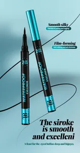 Tao Beauty waterproof black eyeliner with ultra-fine tip for 24h long-lasting definition.