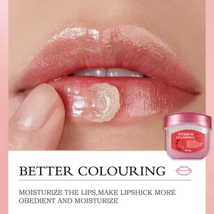 Detail of Vitamin C and Collagen Oil lip mask providing deep hydration and smoothness