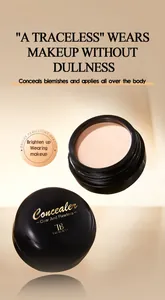 Détail du pot de correcteur Tao Beauty imperméable pour un fini maquillage parfait et invisible.