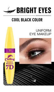 Detail of Tao Beauty curling volume mascara showing waterproof black eye makeup effect