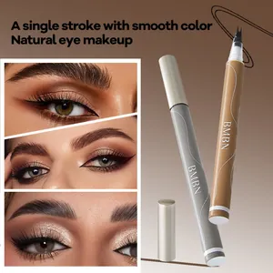 Professional eye makeup results with BMBN dual-use waterproof eyebrow and eyeliner pens