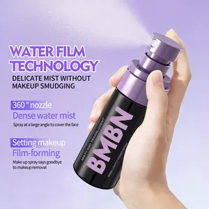 Vue détaillée du spray fixateur BMBN montrant la buse de brume fine et la technologie film d'eau
