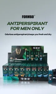 FORMBO men's antiperspirant roll-on set for long lasting odor protection and freshness