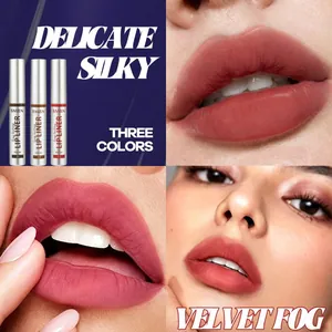 Professional matte peel-off lip liner set for long-lasting waterproof velvet finish