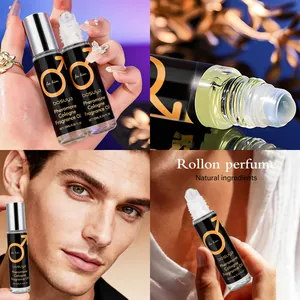 Close-up detail of the roller ball applicator and texture of bosuya perfume oil