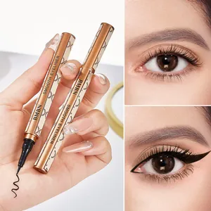 Λεπτομερής προβολή του eyeliner BMBN και επαγγελματικό αποτέλεσμα μακιγιάζ ματιών