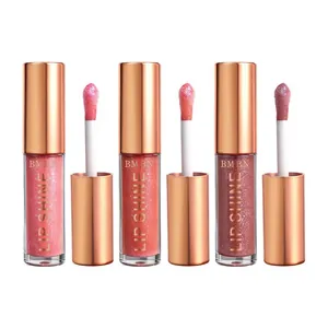 BMBN 3-Farben schimmernder Lipgloss Set für feuchtigkeitsspendendes Spiegel-Finish