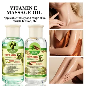 Deeply moisturizing Vitamin E massage oil for dry skin and muscle tension