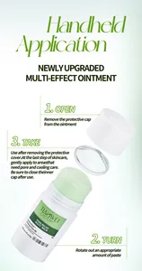Step-by-step usage guide for the TIANWEI CACTOX multi-effect pore relief soothing balm