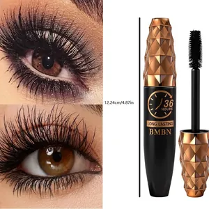 Vista dettagliata dell'applicatore mascara BMBN con specifiche e anteprima del trucco