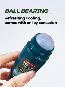 Macro view showing the smooth ball bearing of FORMBO refreshing roll-on antiperspirant for men