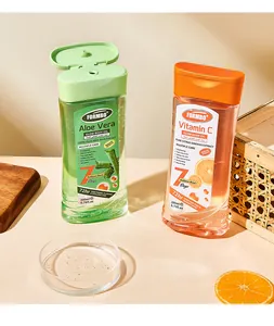 Vue pro des huiles corporelles FORMBO Aloe Vera et Vitamine C Glow pour l'hydratation.