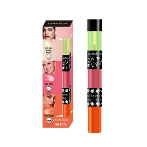 LANMEIJIA 3-color temperature sensitive color changing lip oil and long-lasting lip gloss