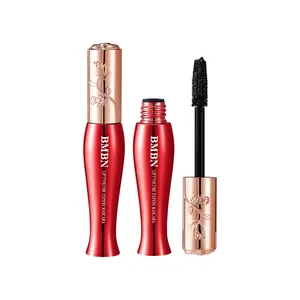 BMBN Lift Volume Express Mascara with metallic red tube and rose gold cap
