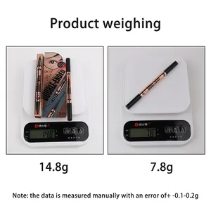 Accurate weight measurement of QICIY double-ended eyeliner and eyebrow pen set