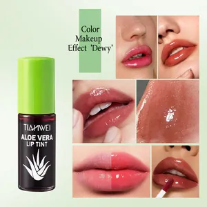 Tiamwei Aloe Vera Lip Tint liquid lipstick for a professional long-lasting dewy makeup effect